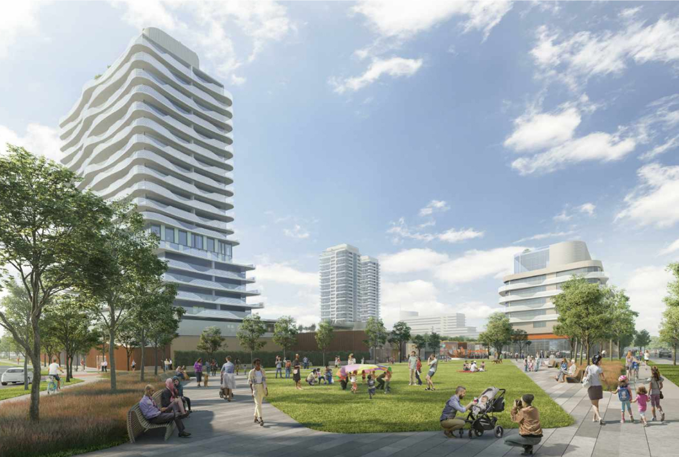 Concept image of the Bayview Village Redevelopment plans